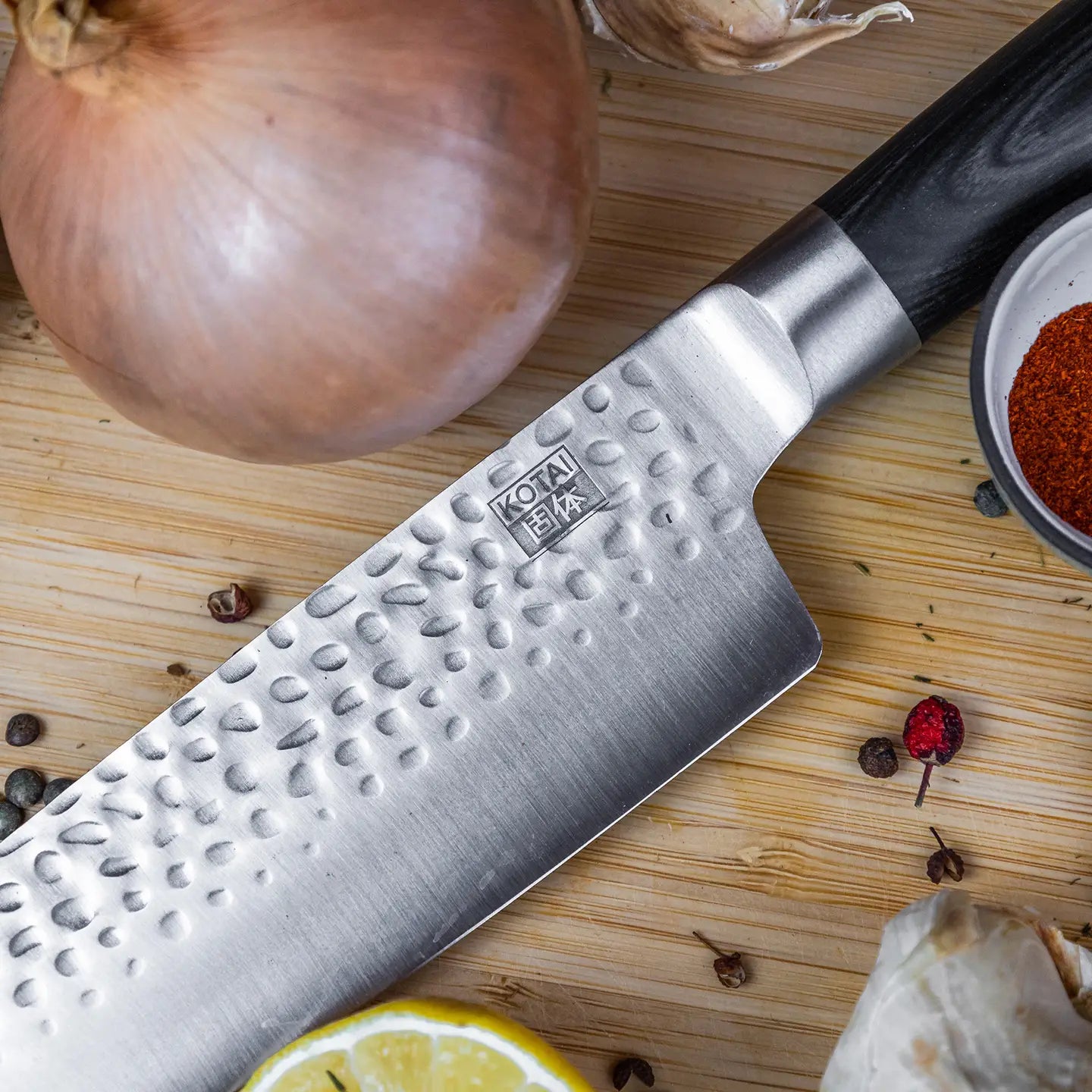 Couteau Santoku + Coffret Cadeau