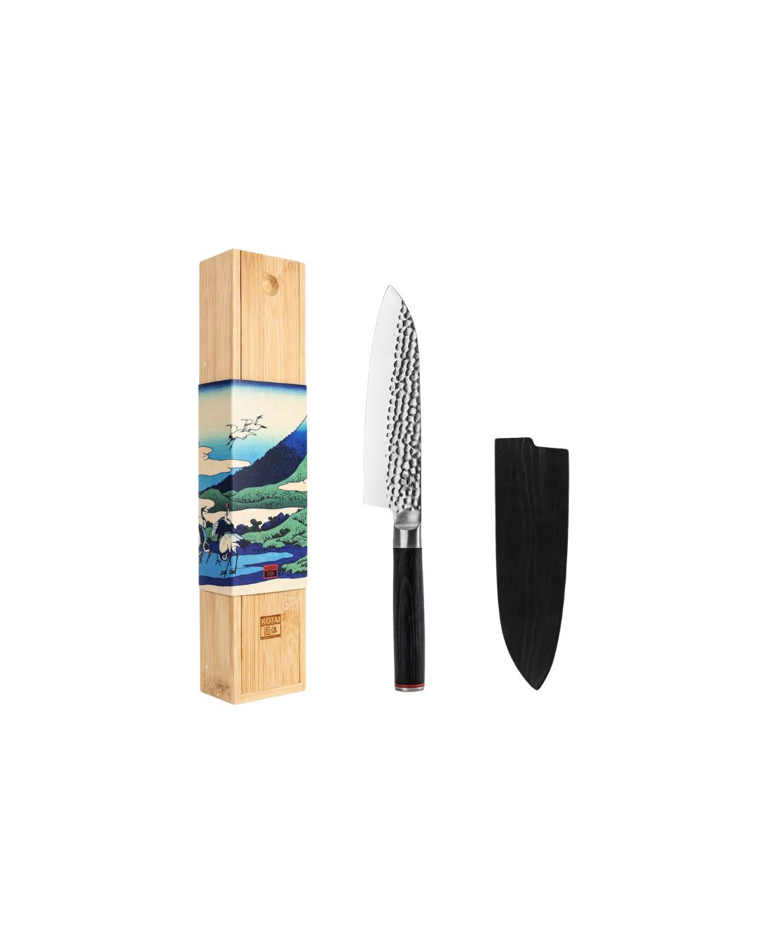 Couteau Santoku + Coffret Cadeau