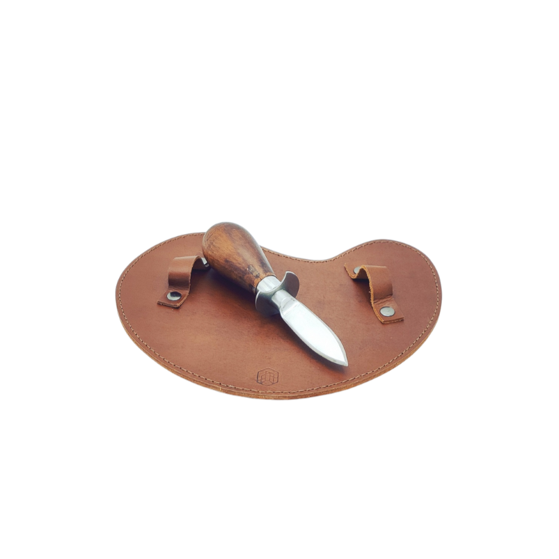 Oyster Knife with Leather Glove