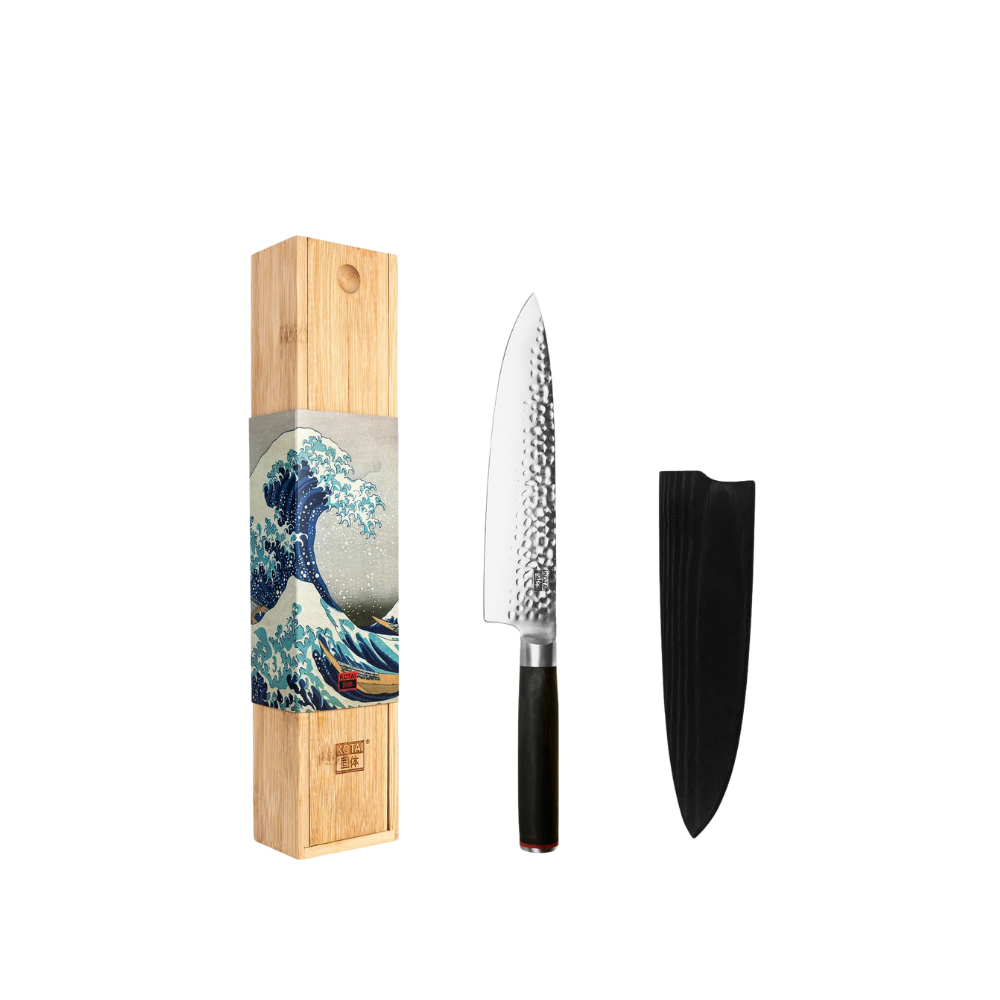 Cuchillo de chef Gyuto + caja de regalo