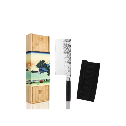 Couteau de cuisine Cleaver + Coffret cadeau