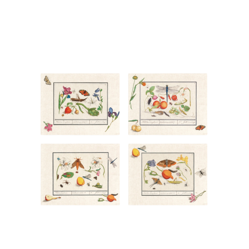 "Anselmus" Linen Placemats – Set of 4