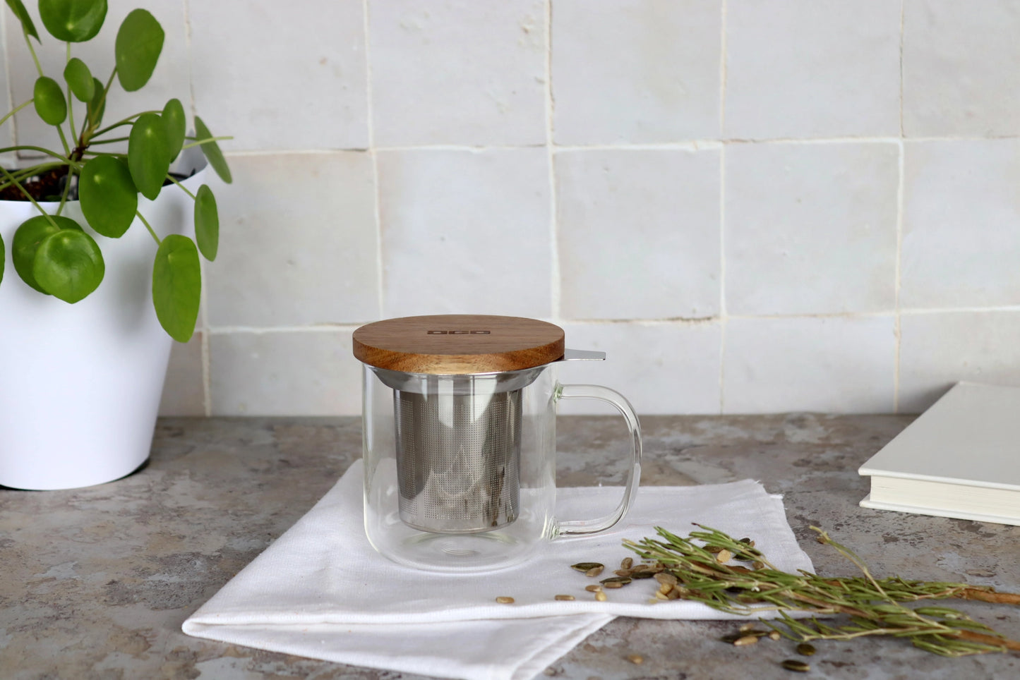 "Gustave" Glass Teapot