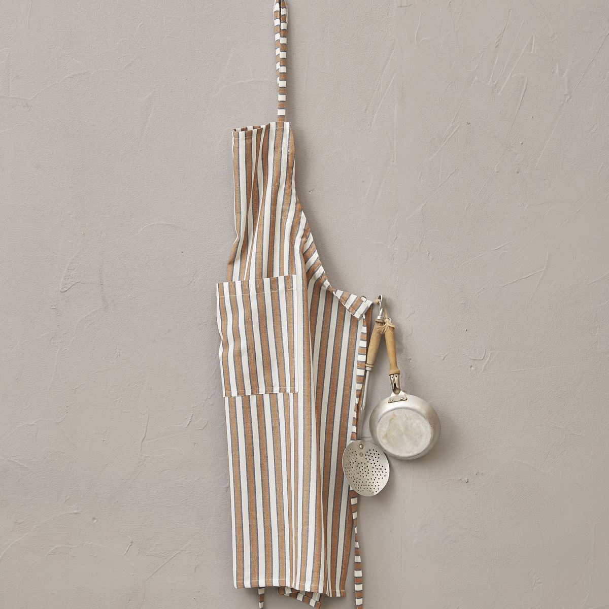 "Grand Bain" Striped Apron