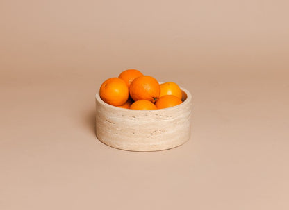 Travertine Fruit Bowl - Ø24cm